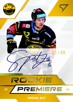 Michal Gut Litvinov Tipsport ELH 2022/23 SportZoo 2. serie Rookie Premiere Auto /49 #RPS-MG